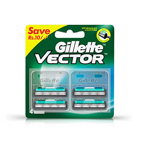 Gillette Vector Twin Blades-4 Cards